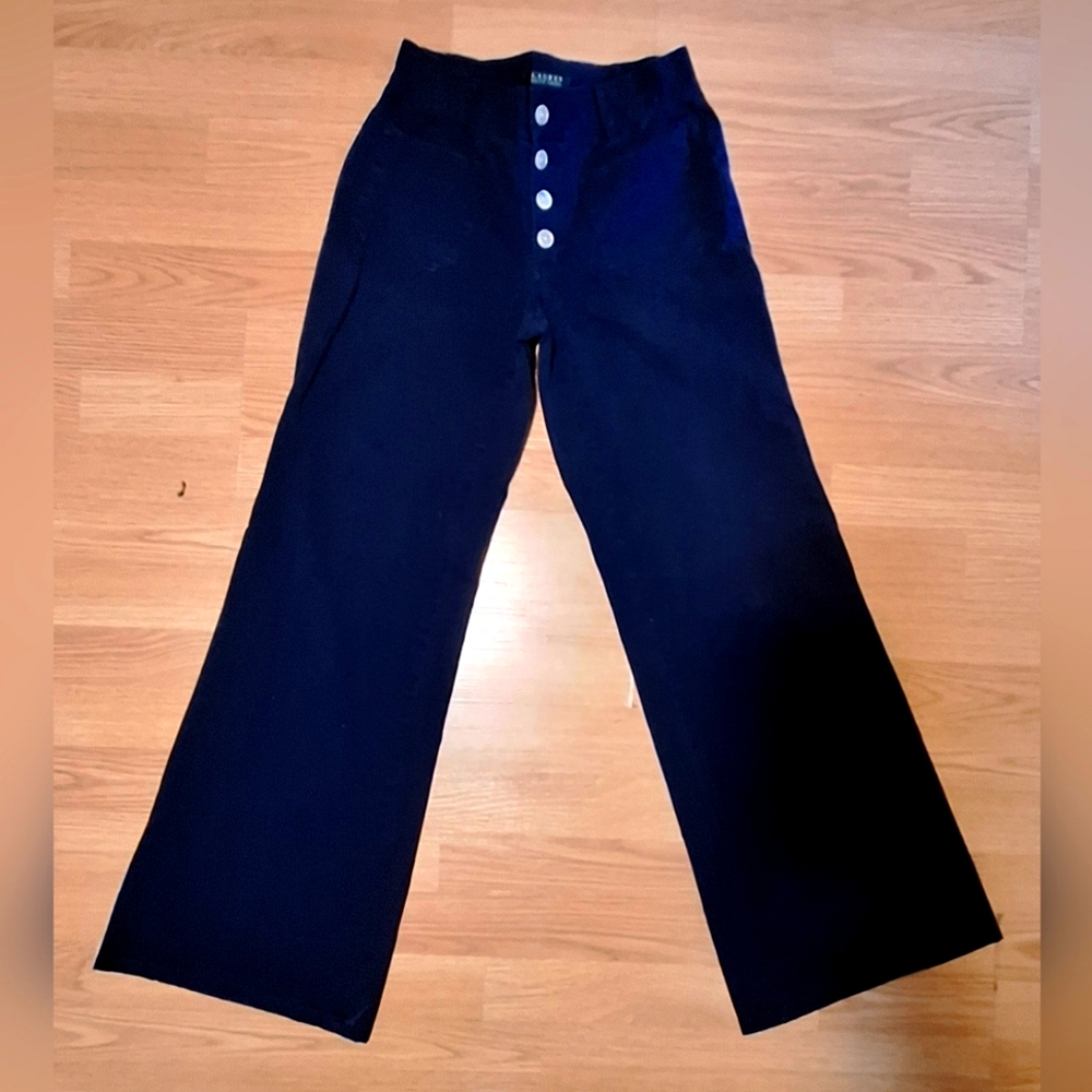 Ralph Lauren Wide Legged 4 Button Sailor Pants (size 4)